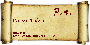 Palku Azár névjegykártya